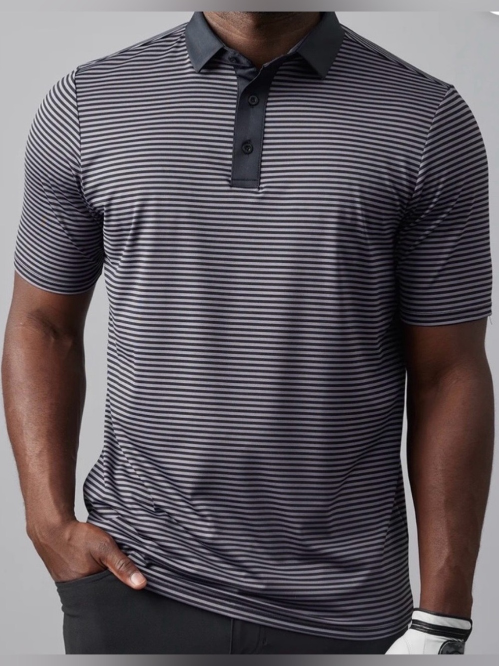 Asher Golf Performance Mens Traverse Polo Shirt